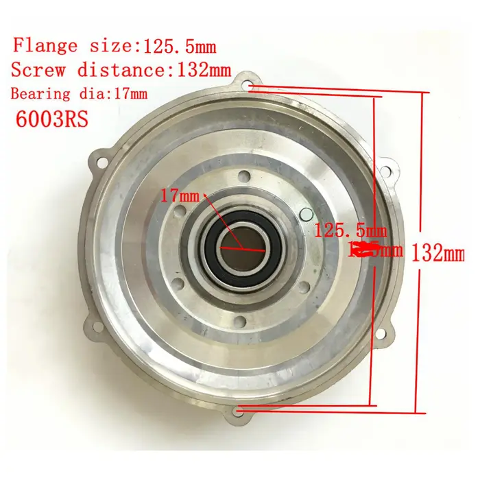 Couvercle de roue libre pour moteur de moyeu à engrenages, pièce de rechange, moteur de gros vélo, f