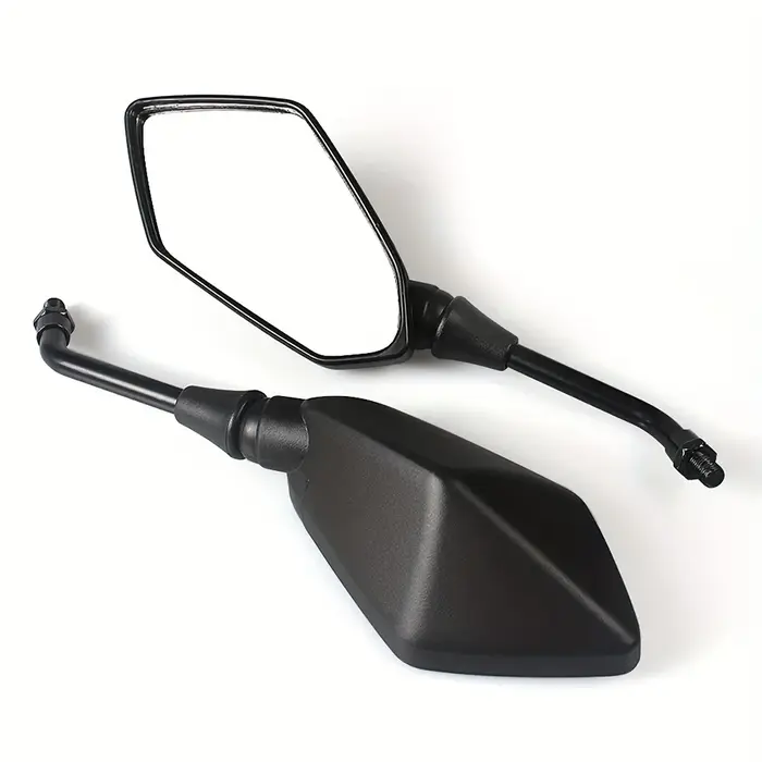 2 pièces/paire 10mm moto miroir Scooter e-bike rétroviseurs électromobile arrière côté convexe miroi
