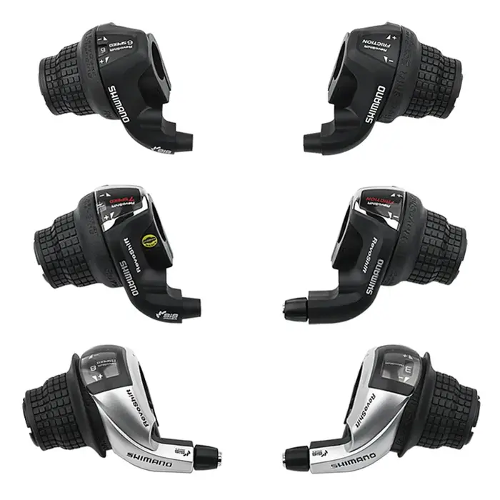 Nouveau Shimano Tourney RS45 Revoshift poignée vélo torsion manette de vitesse levier 3x7s 3x8s 21s 24s