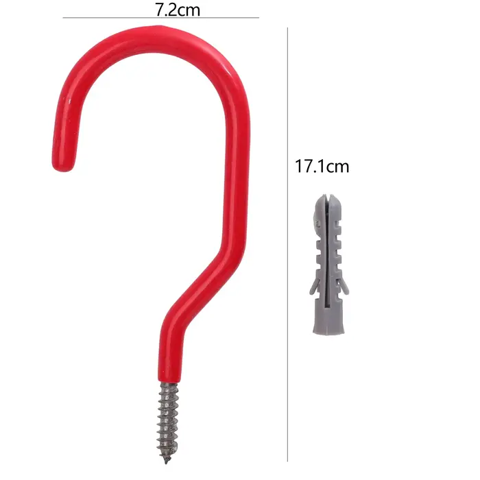 Crochets de vélo muraux avec boulons