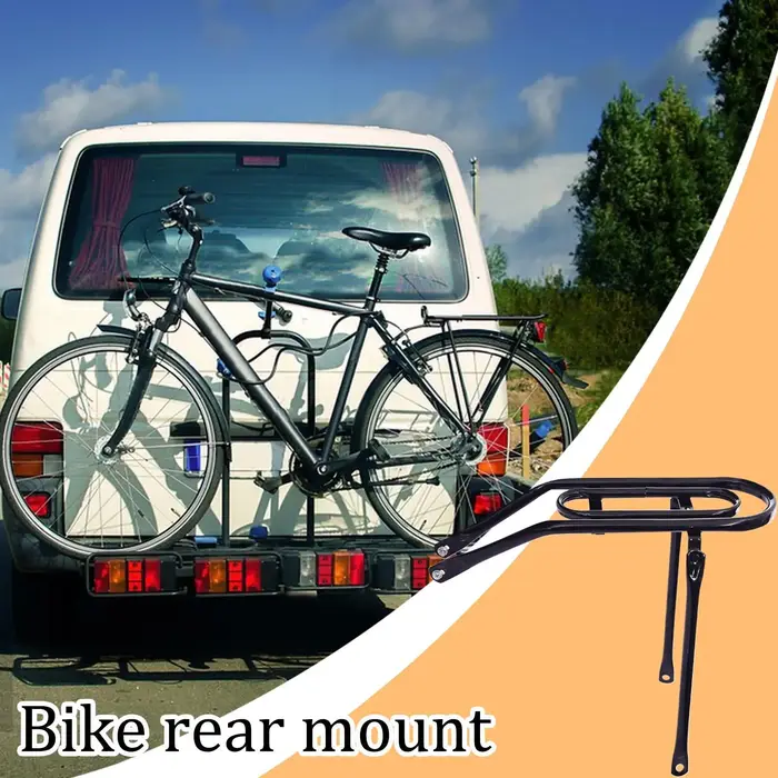 Porte-bagages arrière léger pour vélo