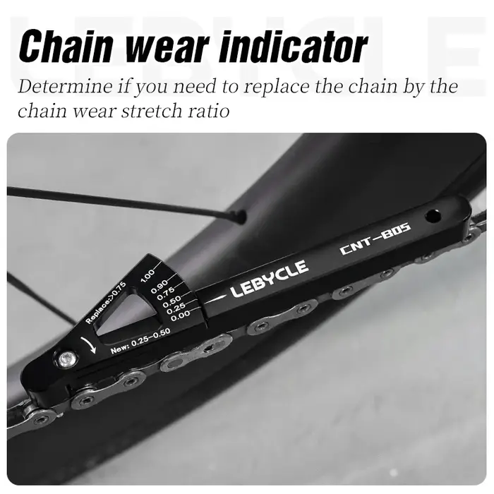 Outil d'indicateur d'usure de chaîne de vélo LEBYCLE MTB