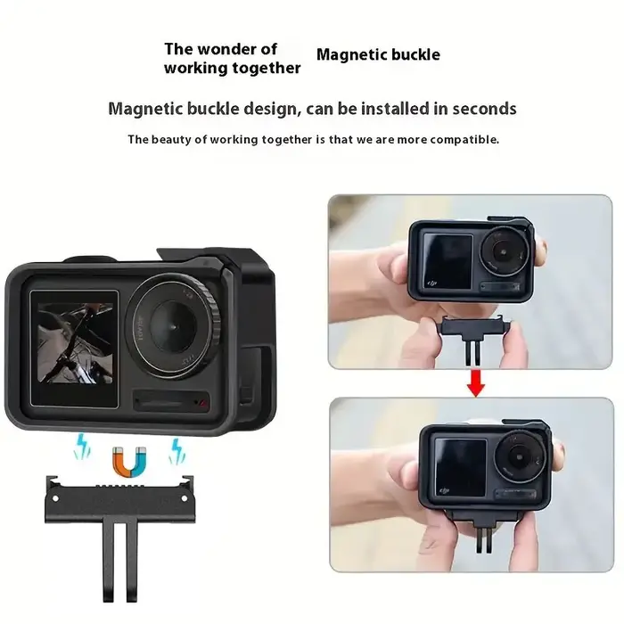 Pour accessoire de support à dégagement rapide DJI OSMO Action 5 pro