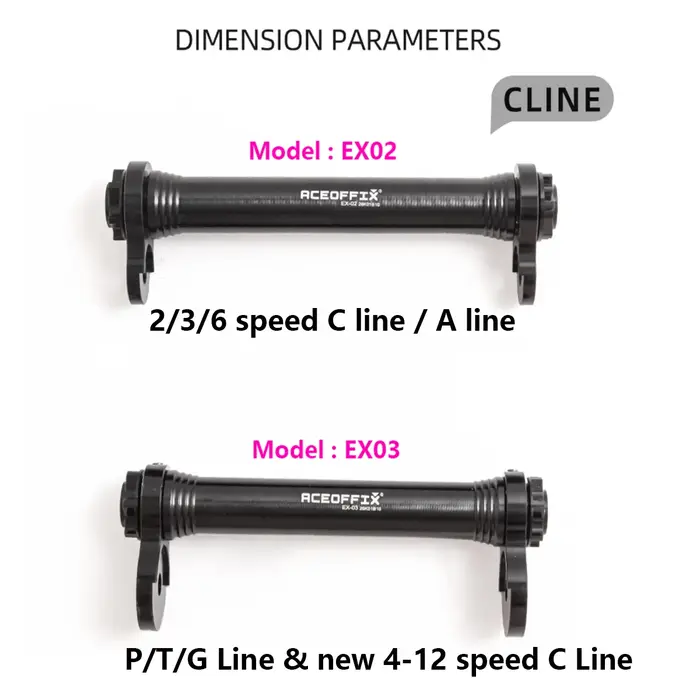 Aceoffix-Extension de roue facile pour vélo pliant Bromsilice