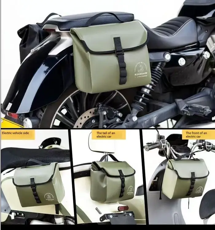 Sac de guidon de moto, vélo pliant