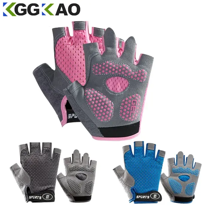 1 paire de gants demi-doigt pour enfants, gants de Sport, respirants, antidérapants, en Gel, pour en