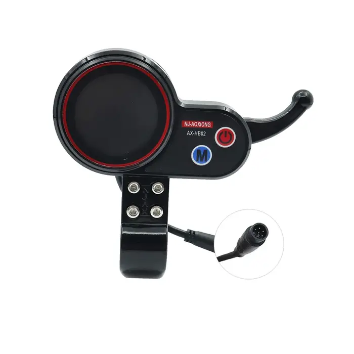 NJ-AOXIONG AX-HB02 Électrique Scooter Prada conseil Mètre 36V 48V Réglable 6PIN pour Scooter Électri