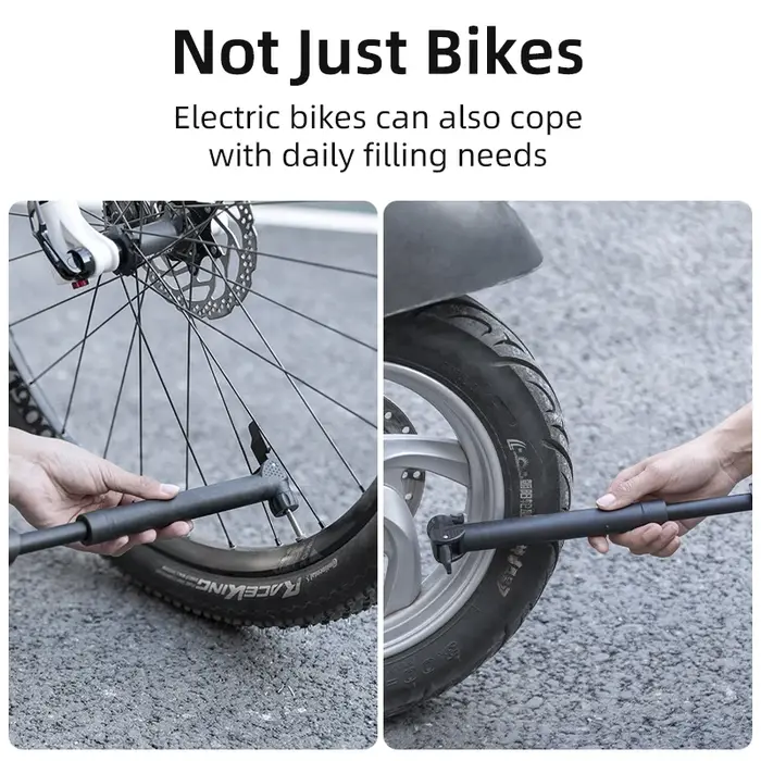 ROCKBROS pompe à vélo 80PSI Schrader Presta Valve