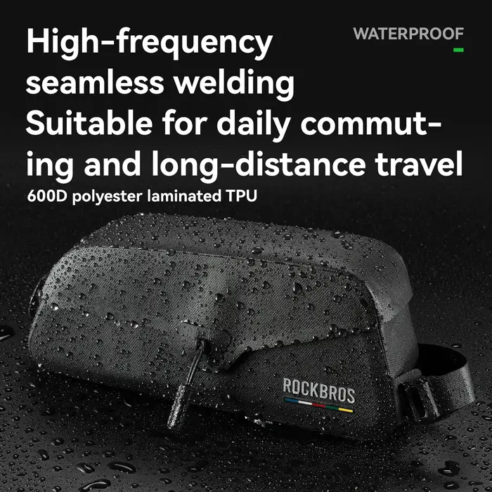 ROCKBROS ROAD TO SKY sacs de vélo sac de Tube supérieur d'aspiration magnétique tuyau étanche sac de téléphone portable