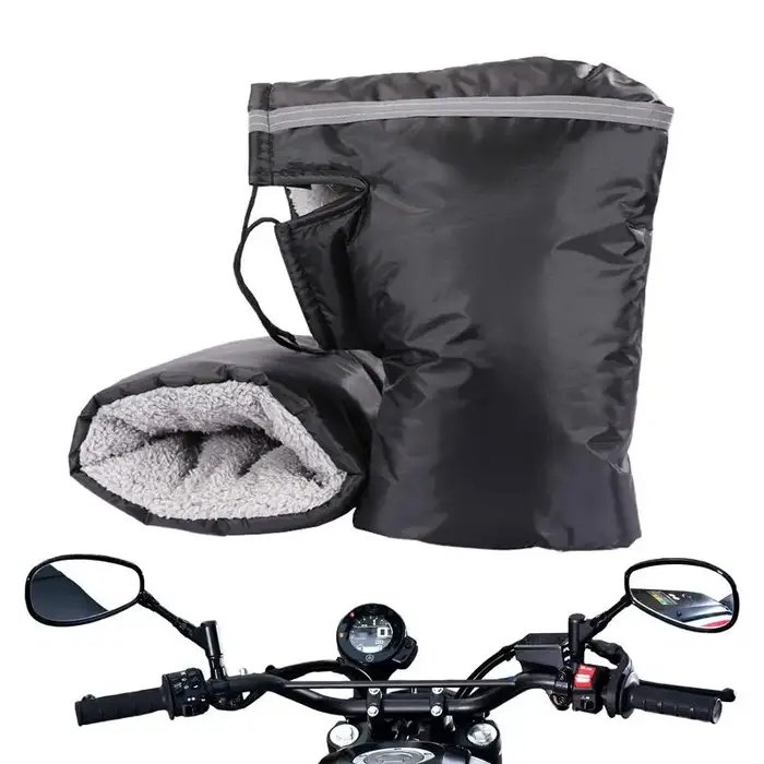 Gants de guidon de moto coupe-vent chauds