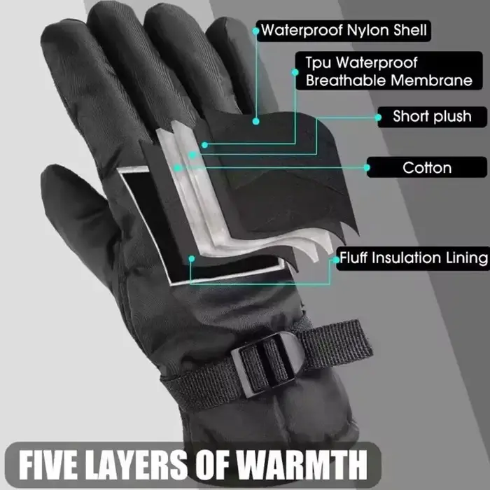 Gants de cyclisme épais pour hommes