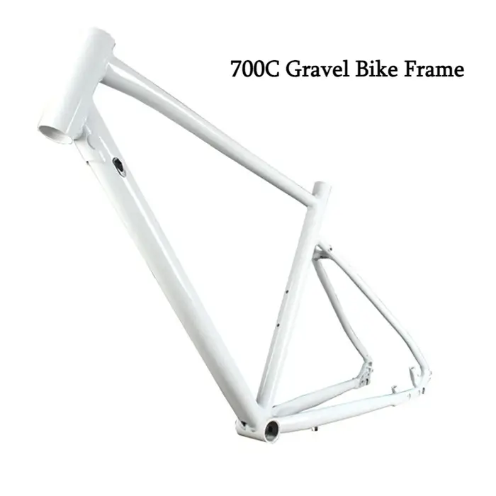 Cadre de vélo tout-terrain en alliage d'aluminium 700C avec frein à disque