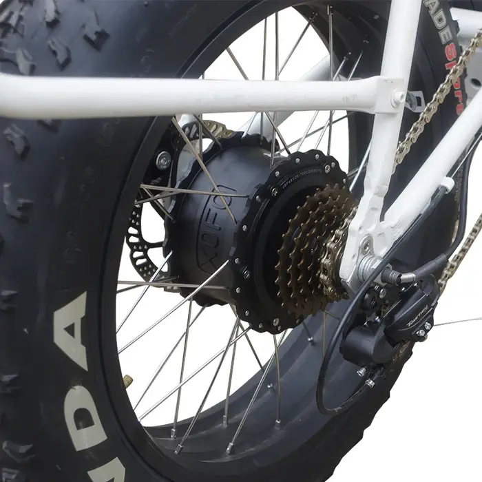 Gros moteur 48V 1000W moteur de roue libre arrière à engrenage sans brosse pour gros vélo électrique neige e-bike 170mm 190mm taille de fourche 20 "26" pneu