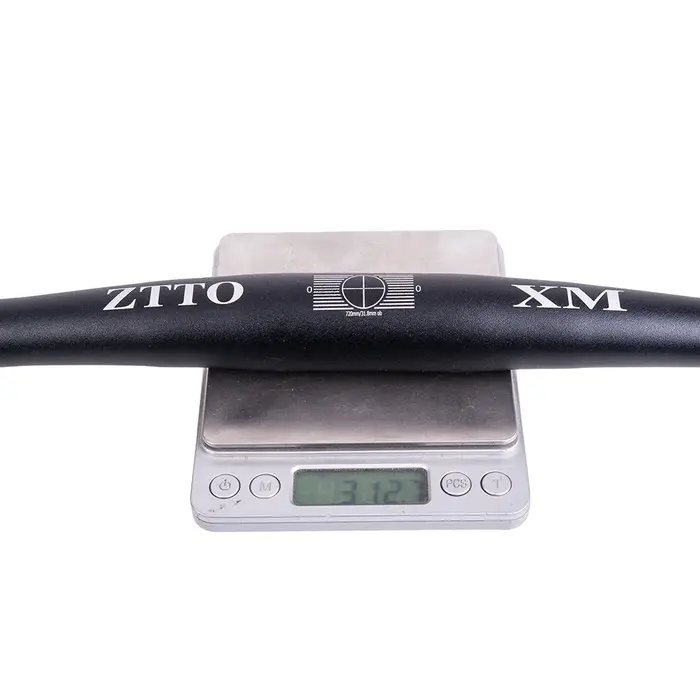 Guidon plat de vélo en alliage d'aluminium pour VTT
