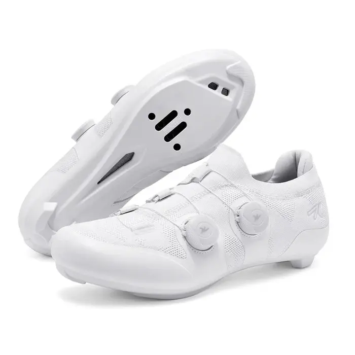 Chaussures de cyclisme sur route hommes femmes rose respirant auto-verrouillage taquet Spd chaussure