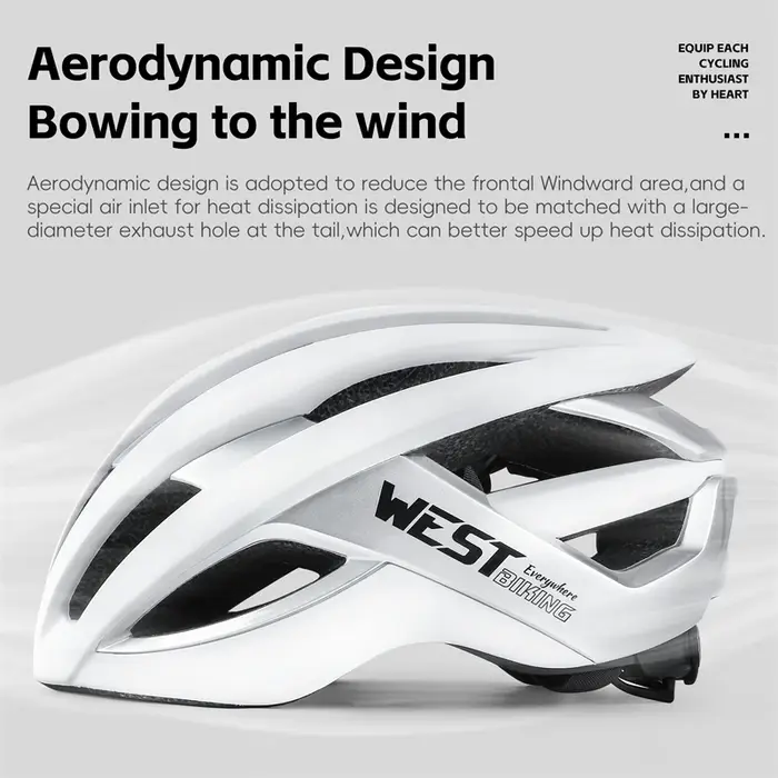 WEST BIKING-d'expériences aérodynamiques de cyclisme