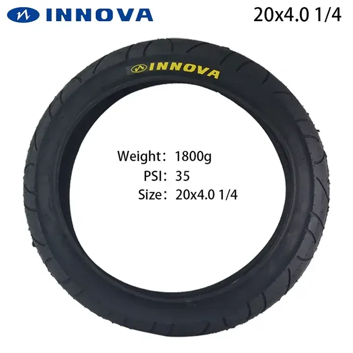 INNOVA 20 pouces gros pneu 20x4.0 1/4 vélo électrique route vtt