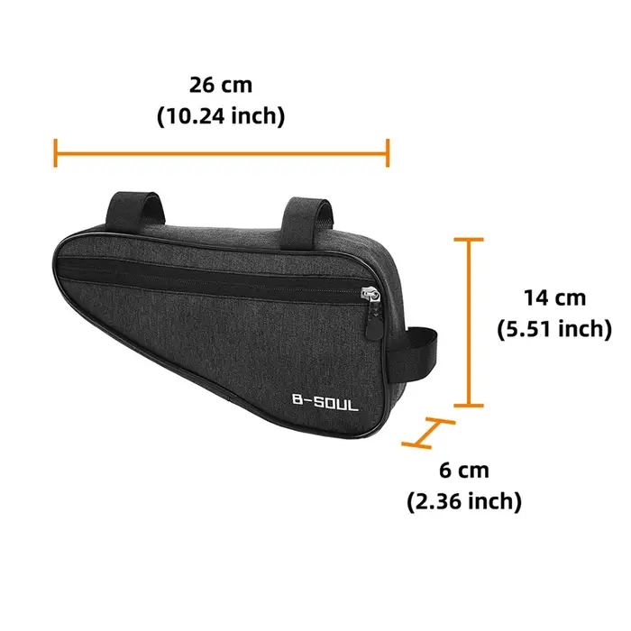 Sacoche triangulaire pour vélo