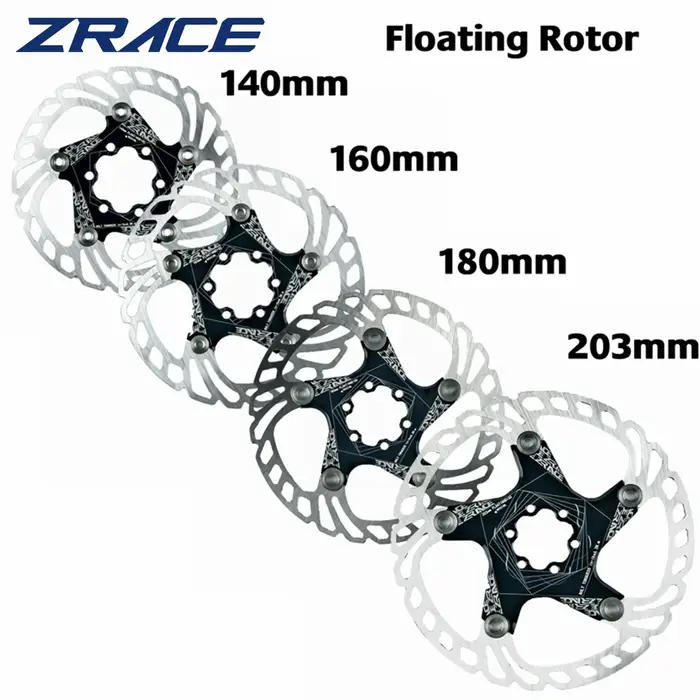 ZRACE – Rotor de frein à disque de vélo vtt, forte Dissipation thermique flottante 140mm 160mm 180mm