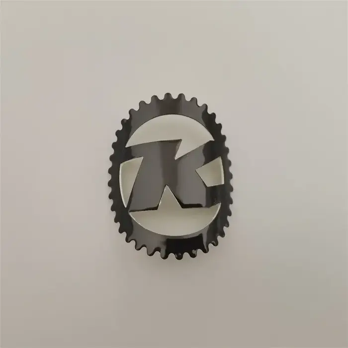 Badge de vélo géant en alliage d'aluminium souple