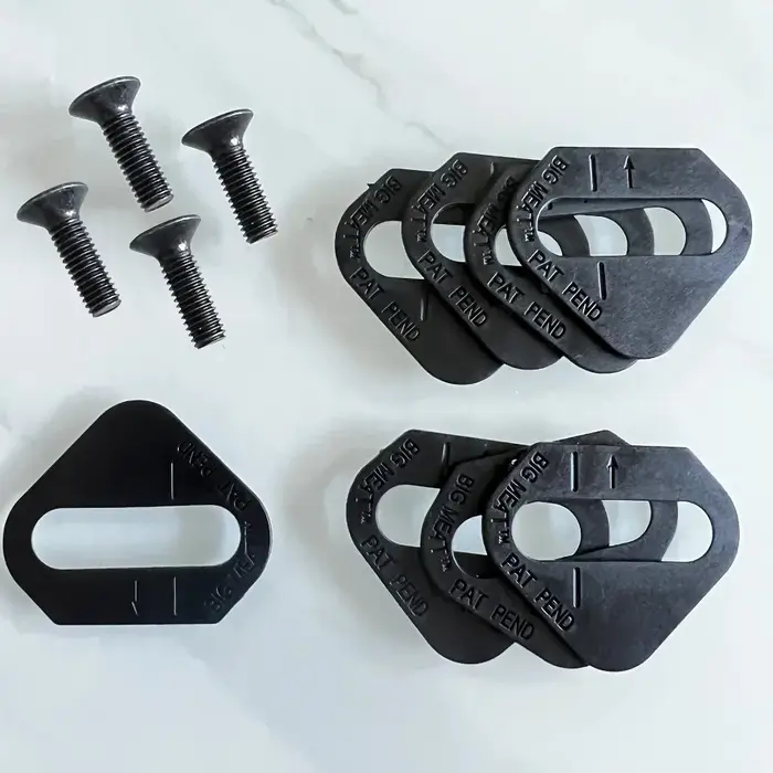 Cales de taquet BikeFit pour Shimano Road SPD-SL KEO & vtt SPD ATAC SpeedPlay manivelle Bros crampons 8 pièces/paquet raccord de vélo