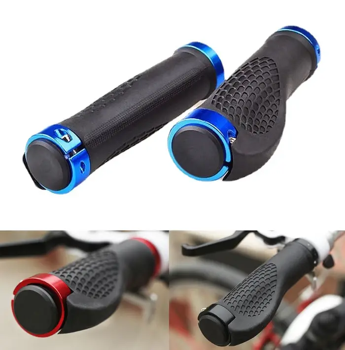 Poignées de guidon de vélo antidérapantes en Silicone
