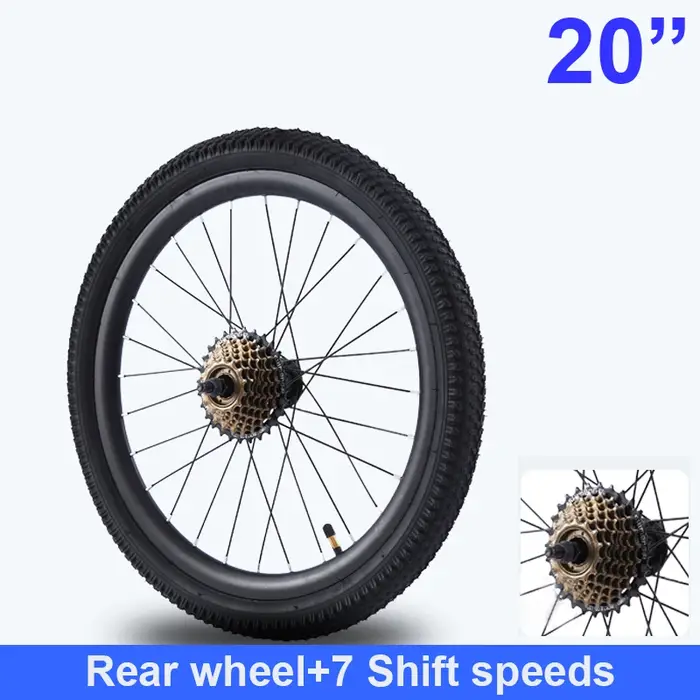 Ensembles de roues de vélo VTT 18/20/22/24/26 pouces roue avant/arrière