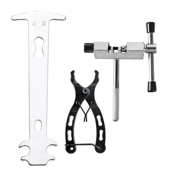 Ensemble d'outils d'entretien de chaîne de vélo, indicateurs d'usure de chaîne, outil de réparation