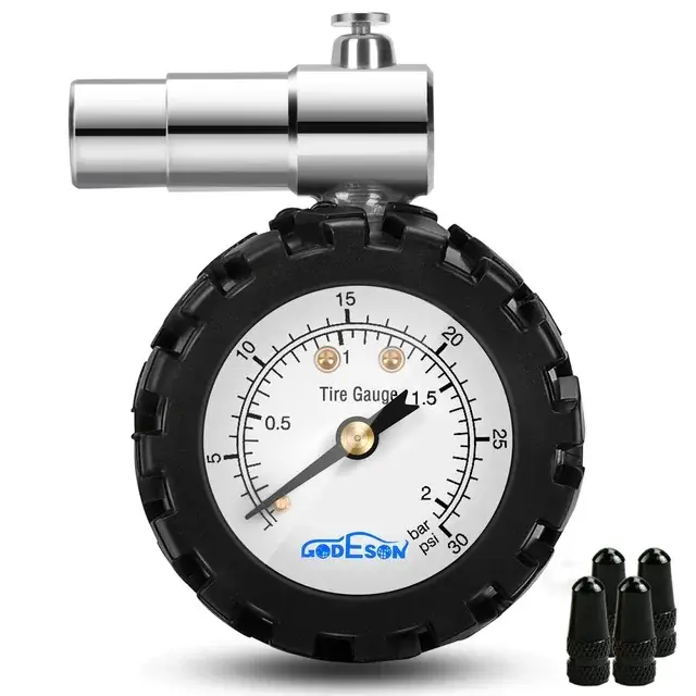ATsafepro-Manomètre de pression pour vélo de montagne, 160PSI, 30-100 PSI, assujetPresta, VTT, vélo 