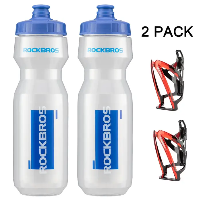 Lot de 2 bouteilles d'eau pour vélo