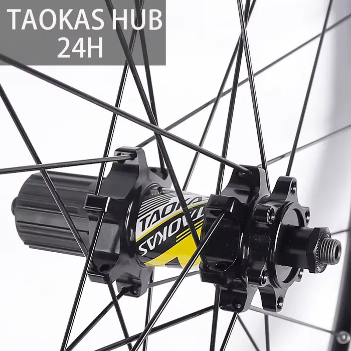 Roue de vélo de montagne en alliage d'aluminium TAOKAS pour frein à disque 26 27,5 29 pouces avec rayons en acier et finition anode colorée pour VTT