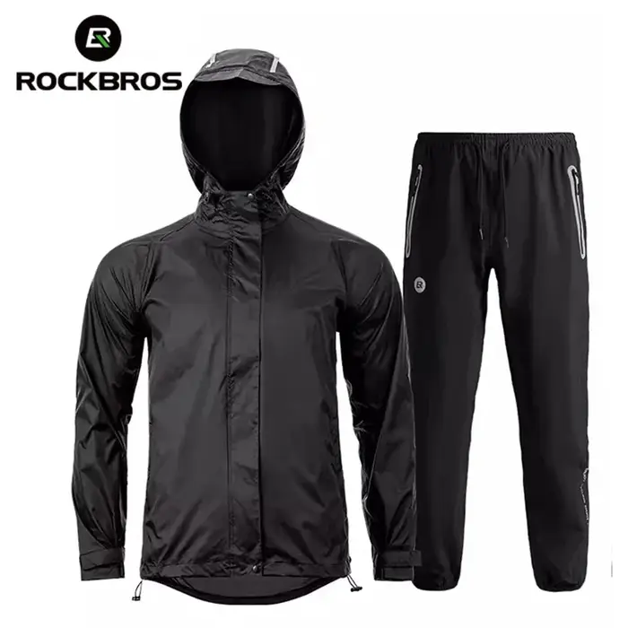 Manteau de pluie à capuche de cyclisme