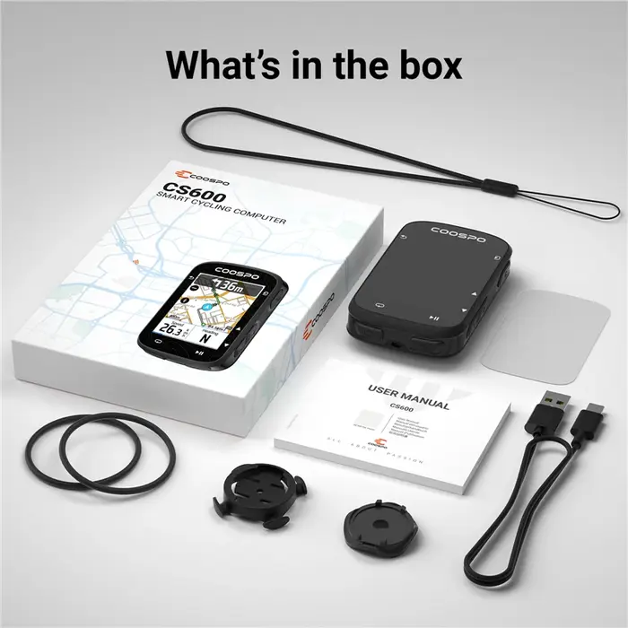 Nouveau COOSPO CS600 écran tactile ordinateur de vélo GPS carte colorée Navigation sans fil