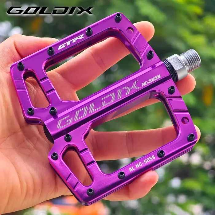 Pédales de vélo à triple roulement GOLDIX