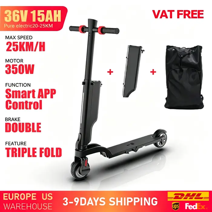 Trottinette électrique HUANCI X6 36V 7.5A pliable