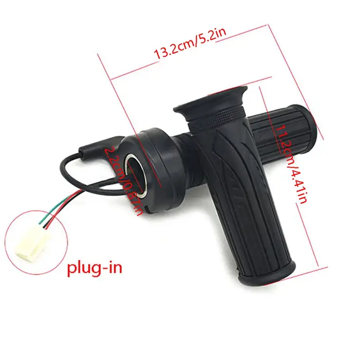 Twist Acelerador Controle Velocidade Para Bicicleta Eletrica E scooter, Acessorios Para Bicicleta El