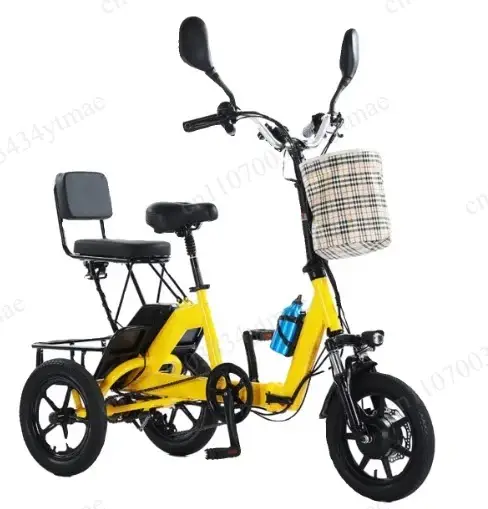 Tricycle électrique pliable pour adultes 48V au lithium