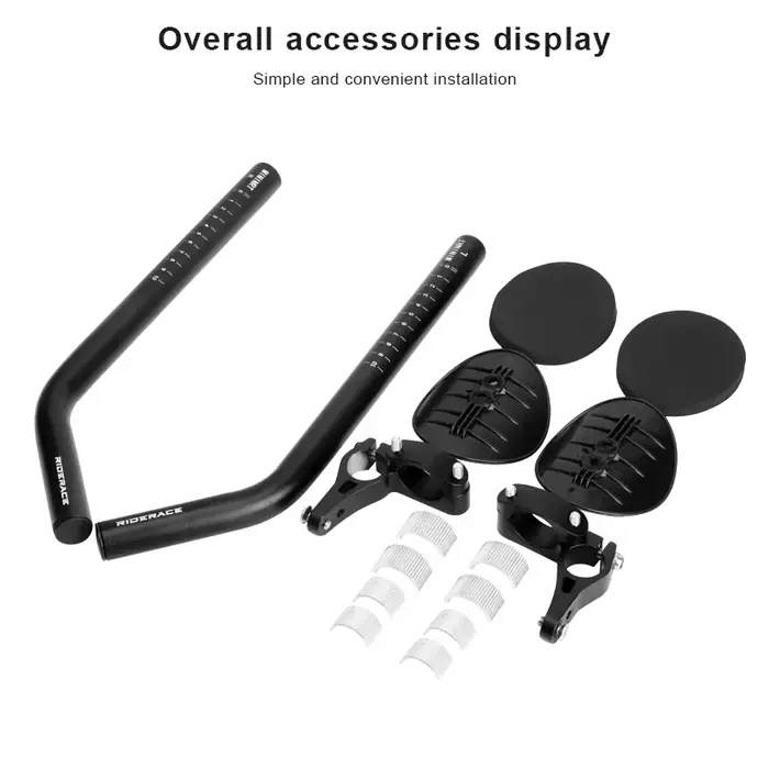 Guidon de vélo TT en alliage d'aluminium
