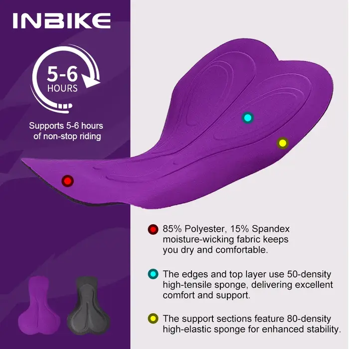 INBIKE – pantalon à bretelles pour femme