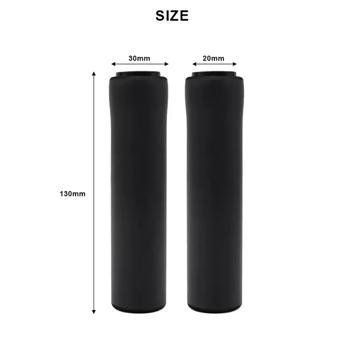 Poignées de vélo coordonnantes en silicone éponge souple, housse de guidon de vélo de montagne VTT, 