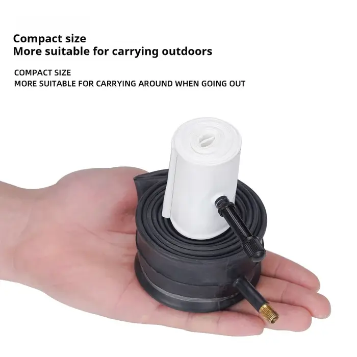 Chambre à air de vélo ENLEE en TPU avec valve Schrader en alliage d'aluminium