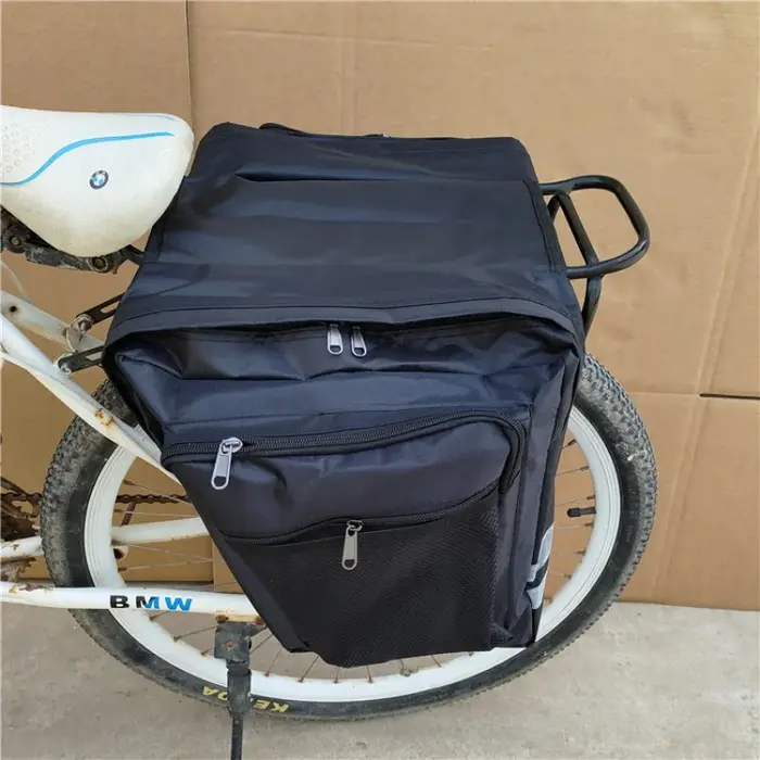 Sacoche de vélo arrière double face haute capacité