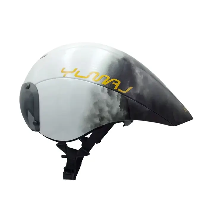 Casque de triathlon TT amélioré pour l'entraînement cycliste et la compétition, boucle magnétique, c