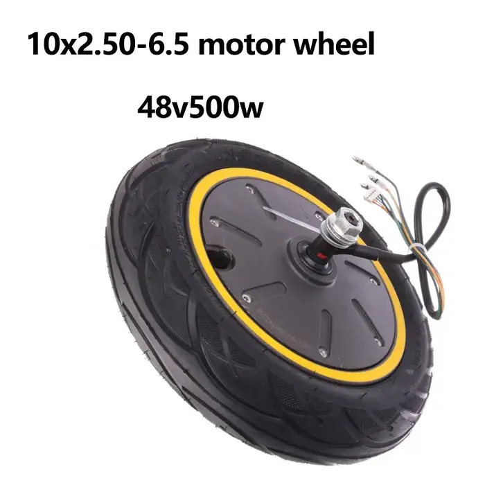 Moteur de roue arrière 350W pour trottinette électrique Ninebot Max G30, pneu 10X2.50-6.5