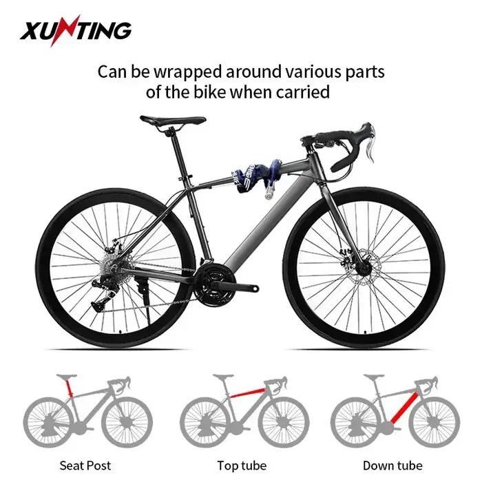 Xunting – serrure de chaîne de vélo avec poids plus léger et sécurité
