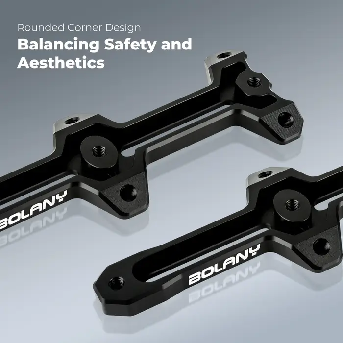 BOLANY Double tête vélo porte-bidon support d'extension en alliage d'aluminium VTT cadre tasse d'eau bouilloire support cadre d'extension