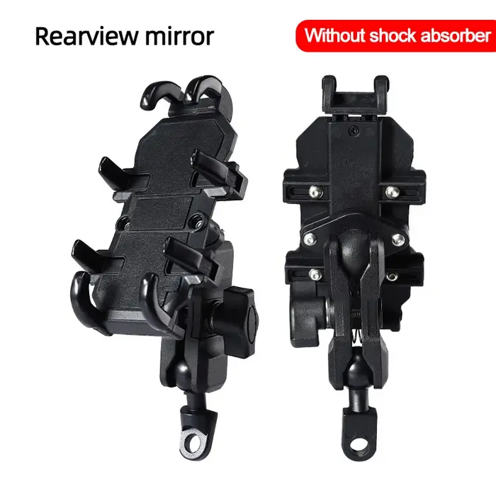 Support de téléphone pour moto et vélo, avec amortisseur de chocs, support de tige de fourche, Clip 