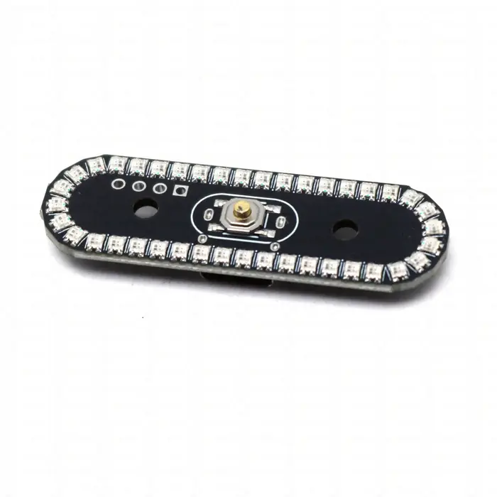 Feu arrière coloré à 8 modes, modèle de flux lumineux LED sans fil, clignotant, dégradé de respirati
