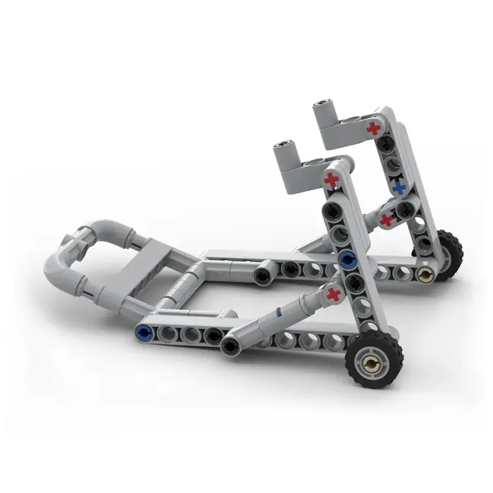 Blocs de vélo de montagne MOC avec bras amortisseur + chaîne, support d'affichage de vélo compatible