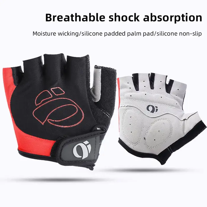 Gants de vélo demi-doigts antidérapants, absorbant les chocs, respirants, pour VTT, vélo de route, e
